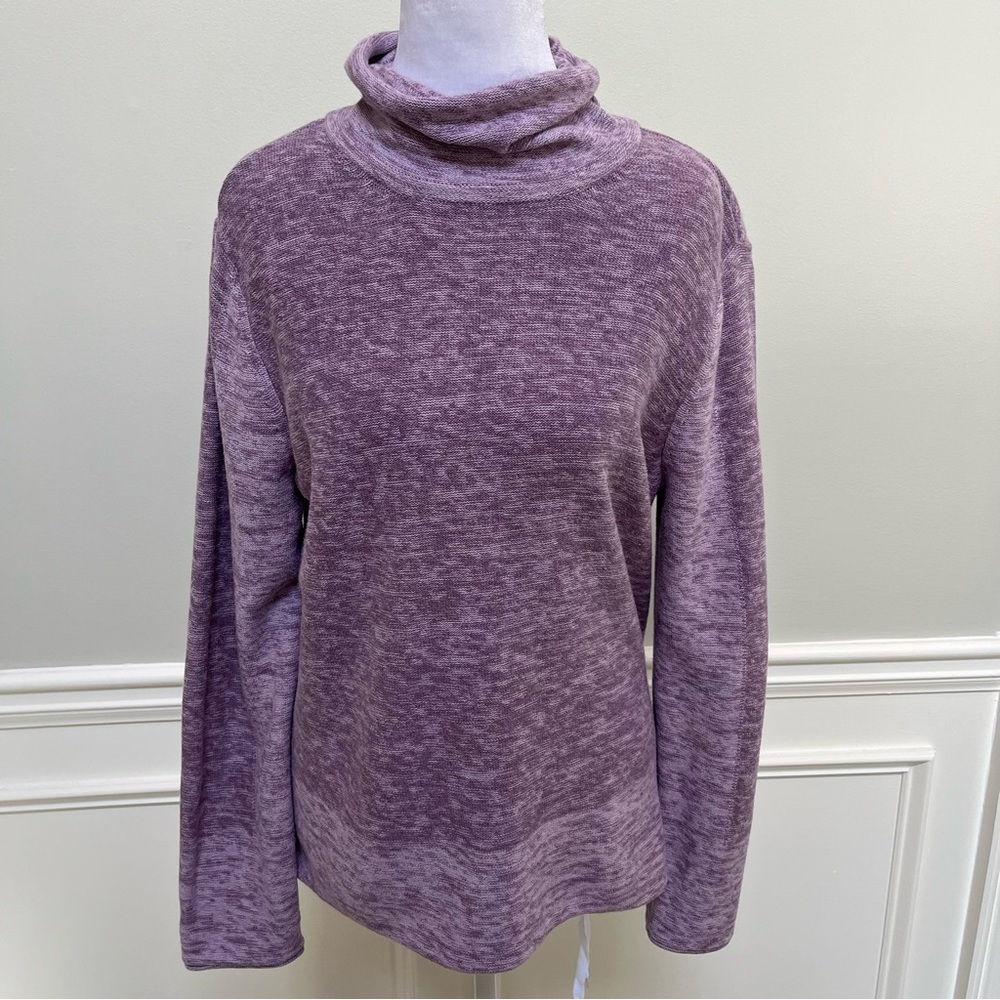 J. Jill Cotton Lavender Sweater M